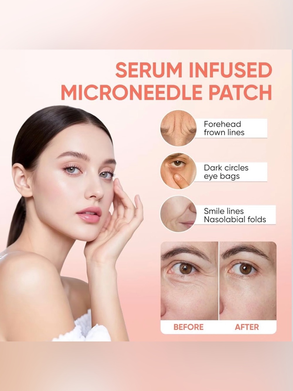 NovaLift Microneedle Eye Patches - Picture 2 of 7